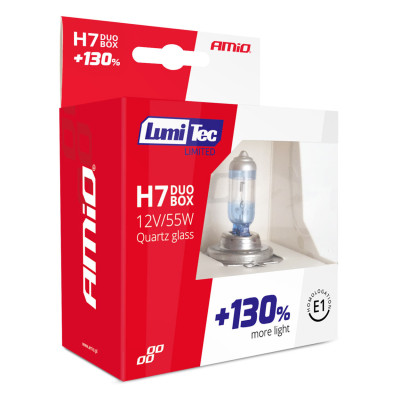 LumiTec Silver H7 55W 12V + 130% Duobox