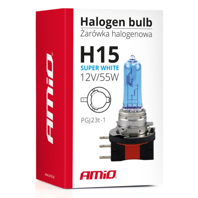 Halogénová žiarovka H15 12V 55W Super Biela