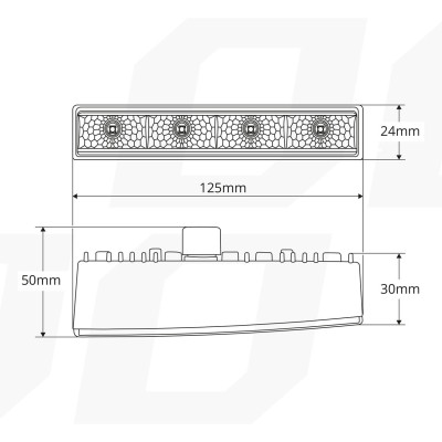 LED denné svietenie DRL 540 PRO