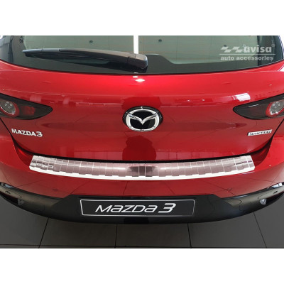 Vnútorná nerezová lišta prahu piatych dverí Mazda 3  2019 -