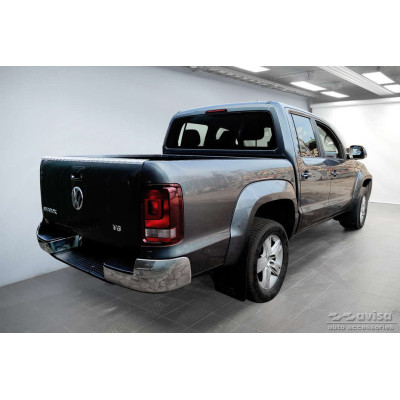 Ochranná nerezová lišta prahu piatych dverí VW Amarok 2010 - 2021