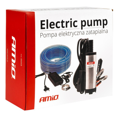 Elektrické ponorné čerpadlo 12V priemer 38 mm - súprava s hadicou