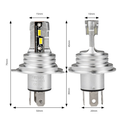 LED H4 žiarovky H-mini Series