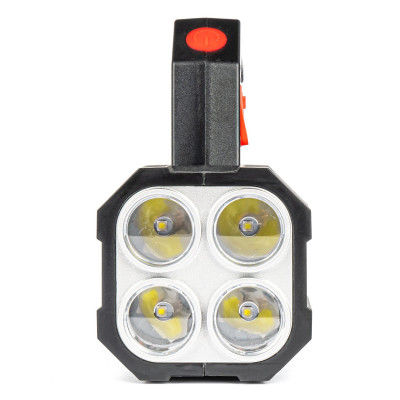 LED pracovná baterka 4LED + COB 1200mAh