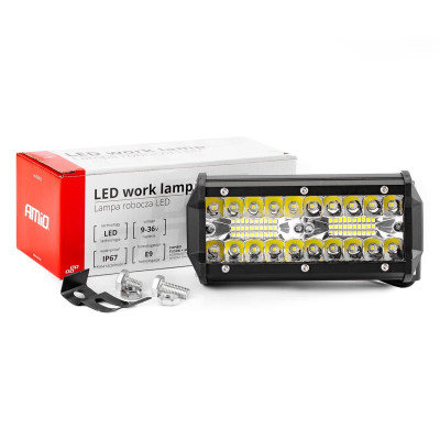 LED pracovné svetlo 40LED 170x74 120W FLAT 9-36V