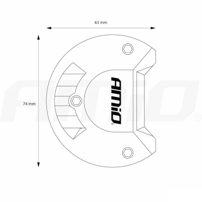 LED pracovné svetlo 40LED 170x74 120W FLAT 9-36V