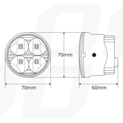 LED denné svietenie DRL 510HP