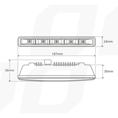 LED denné svietenie DRL 501HP