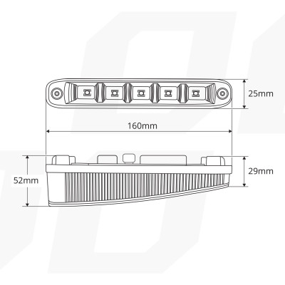 LED denné svietenie DRL 506HP