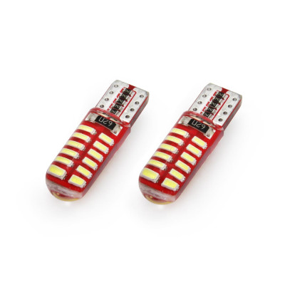 Led žiarovka T10 24SMD CANBUS (silikon)