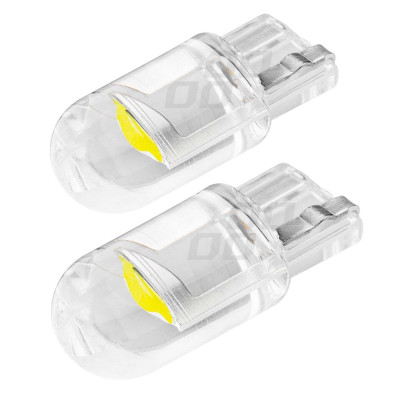 LED žiarovka T10  STANDARD W5W COB 12V Biela