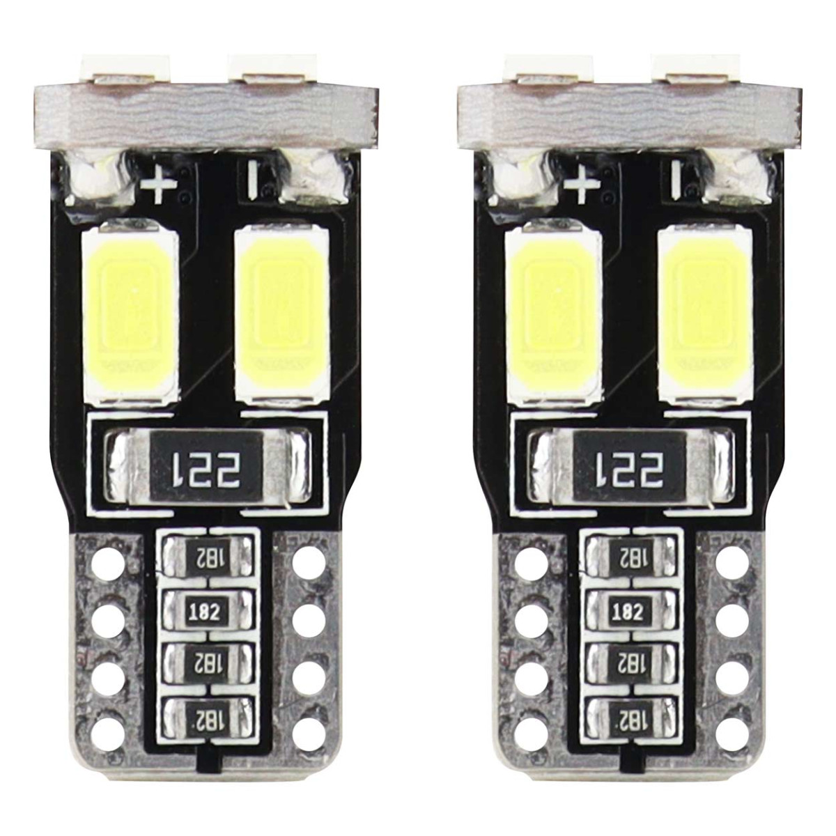 LED žiarovky CANBUS 6SMD-2 5730 T10 (W5W) White