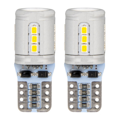 LED žiarovky CANBUS T10e W5W 15x2016 SMD White 12V/24V