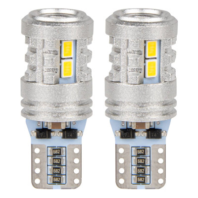 LED žiarovky STANDARD T10 W5W 6x3020 + 1x3030 SMD White 12V/24V