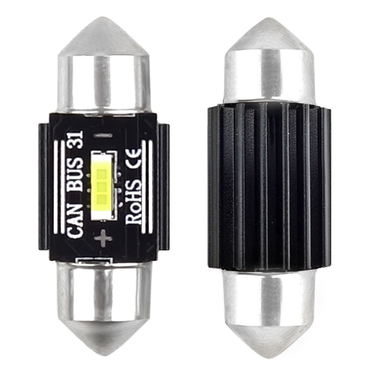 Led žiarovka 1 SMD UltraBright 31mm CANBUS 12V/24V Biela