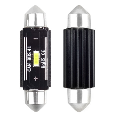 Led žiarovka 1 SMD UltraBright 41mm CANBUS 12V/24V Biela