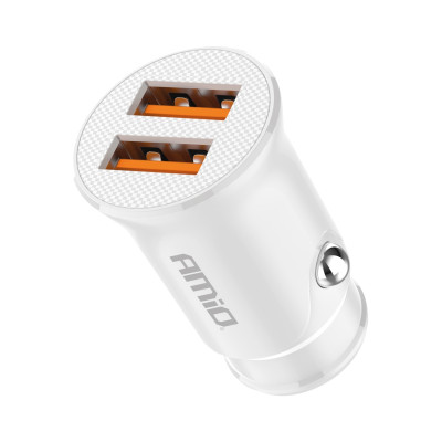 Nabíjačka do auta 2x USB-A 2.1A 12/24V