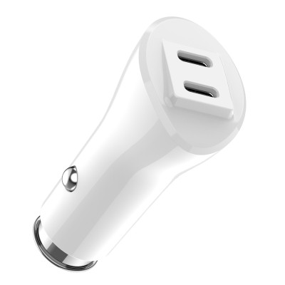 Nabíjačka do auta 2xUSB-C 40W 12/24V