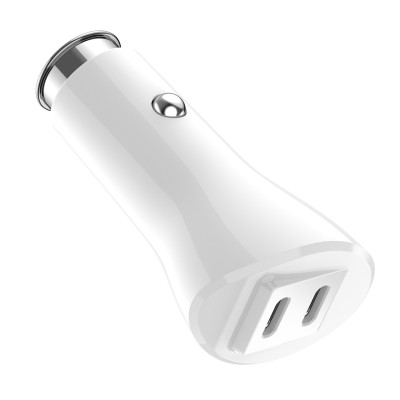 Nabíjačka do auta 2xUSB-C 40W 12/24V