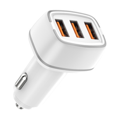 Nabíjačka do auta 2x USB-A + USB-C 32W 12/24V