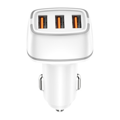 Nabíjačka do auta 2x USB-A + USB-C 32W 12/24V