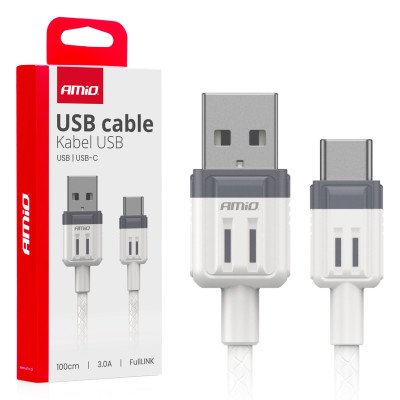 Kábel USB na USB-C 3A 100cm FullLINK