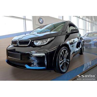 Ochranná nerezová lišta prahu piatych dverí (čierna matná) BMW i3 (i01) 2017 -