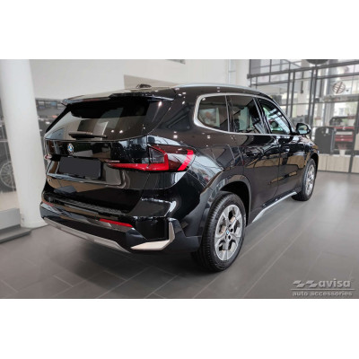 Ochranná nerezová lišta prahu piatych dverí (čierna) BMW X1 III U11 2022 -