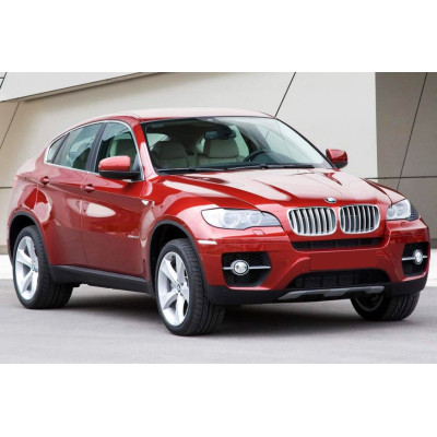 Ochranná nerezová lišta prahu piatych dverí (čierna) BMW X6 E71  2009 - 2014