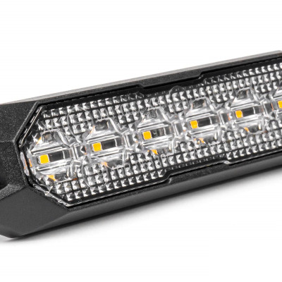 Výstražné osvetlenie oranžové 6x3W LED R65 R10 12/24V IP6K9K