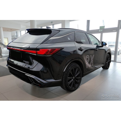 Ochranná nerezová lišta prahu piatych dverí (čierna) Lexus RX V 2022 -