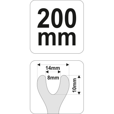 YATO Uvoľňovač čalúnenia dverí 200mm