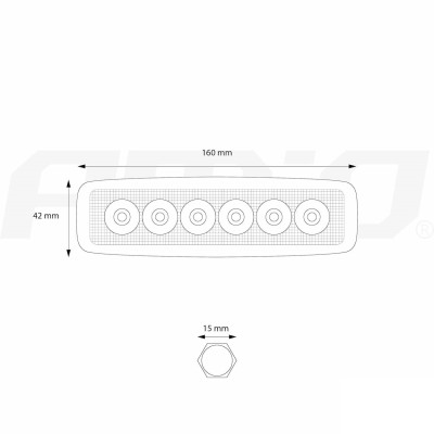 LED pracovné svetlo - WL01