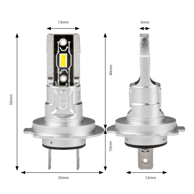 LED žiarovky hlavného svietenia H7/H18 H-mini Series AMiO