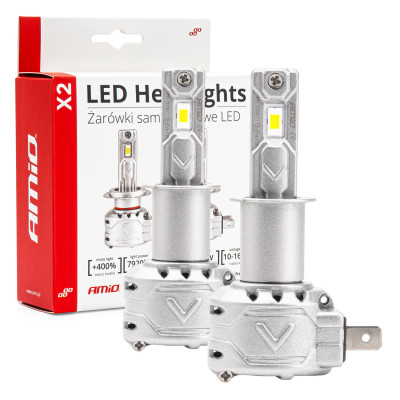 LED žiarovky hlavného svietenia H3 X2 Series AMiO