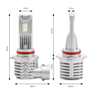 LED žiarovky hlavného svietenia HB3 9005/HIR1 9011/H10 X1 Series AMiO