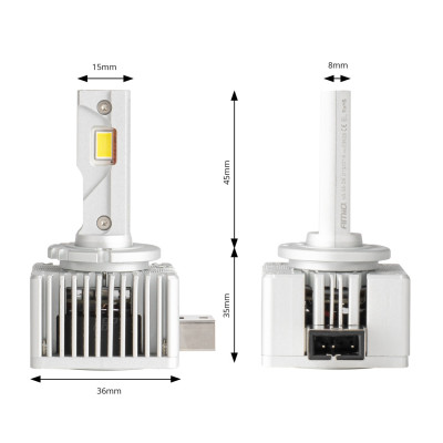 LED žiarovky hlavného svietenia D1S/D1R D-Basic Series AMiO-03626