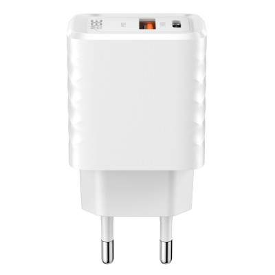 Sieťová nabíjačka Quick Charger GaN 38W USB-A + USB-C AMiO-04287