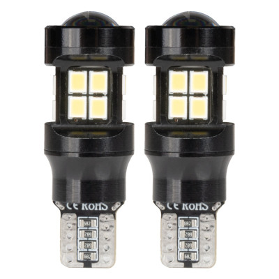 LED žiarovky CANBUS T15 W16W 15SMD 2835 White 12V 24V AMIO-04245