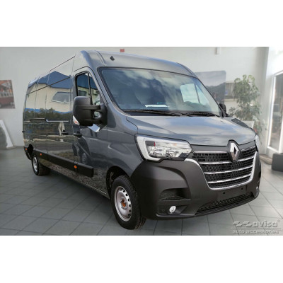 Ochranná hliníková lišta prahu piatych dverí (čierna matná) Renault Master III 2010 -