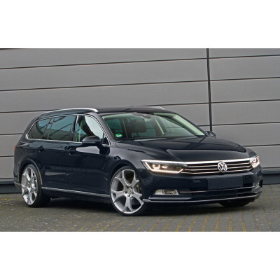 Ochranná nerezová lišta prahu piatych dverí (čierna) VW Passat B8 Variant 2014 -