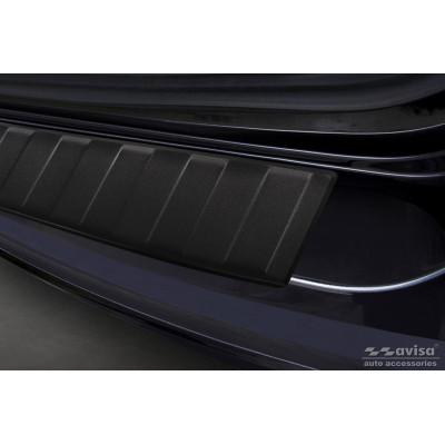 Ochranná nerezová lišta prahu piatych dverí (čierna matná) VW Sharan II 2010 -