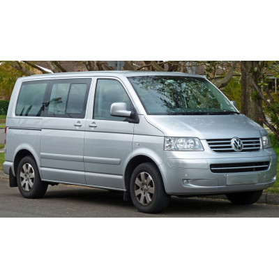 Ochranná nerezová lišta prahu piatych dverí VW Transporter T5 2003 - 2015