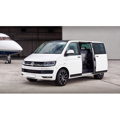 Ochranná nerezová lišta prahu piatych dverí VW Transporter T6 2015 -