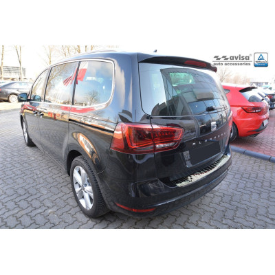 Ochranná nerezová lišta prahu piatych dverí (lesklá) Seat Alhambra II 2010 -