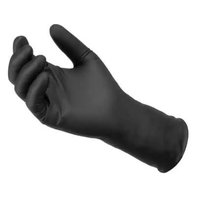 Nitrilové rukavice MERCATOR MOTO BLACK L 100ks