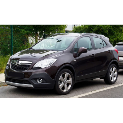 Ochranná nerezová lišta prahu piatych dverí (čierna) Opel Mokka 2012 - 2016