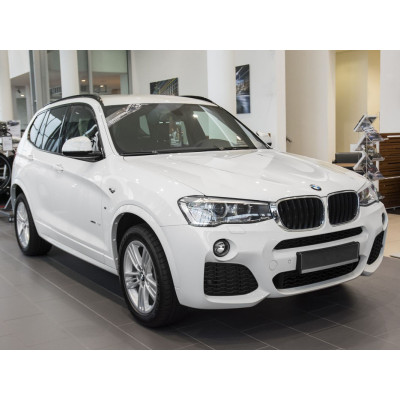 Ochranná nerezová lišta prahu piatych dverí (čierna) BMW X3 F25  2014 -