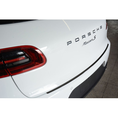 Ochranná nerezová lišta prahu piatych dverí (čierna) Porsche Macan 2014 -