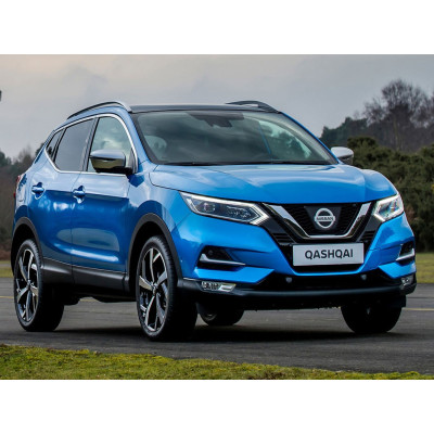 Ochranná nerezová lišta prahu piatych dverí (čierna) Nissan Qashqai II 2017 -